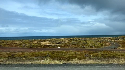 Driving in Iceland Video stock 93285155