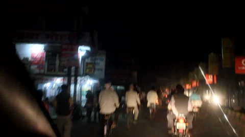 Driving in India Video stock 41239208