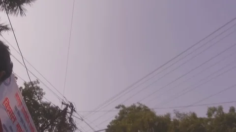 Driving In India.. Stock Footage 97891500