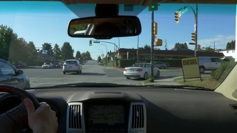 Driving, inside car (variant 3) 스톡 동영상 74258086