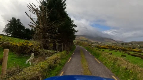Driving in Ireland Stock Footage 337969043