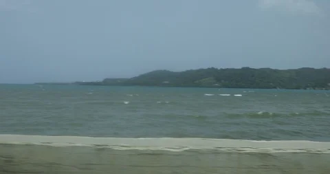 Driving in Jamaica Stock Footage 92588649