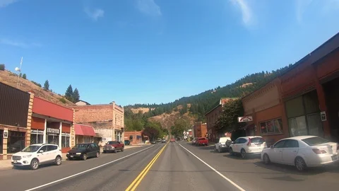 Driving Juliaetta Idaho 스톡 동영상 117149018
