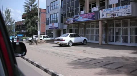 Driving Kigali Stock Footage 21683947