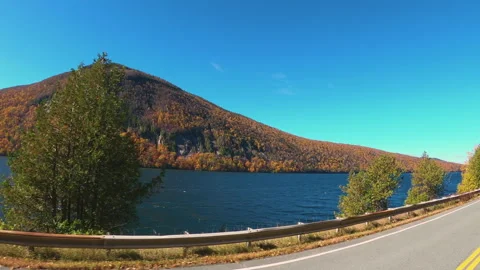 Driving Lake Willoughby 库存影片 144899160