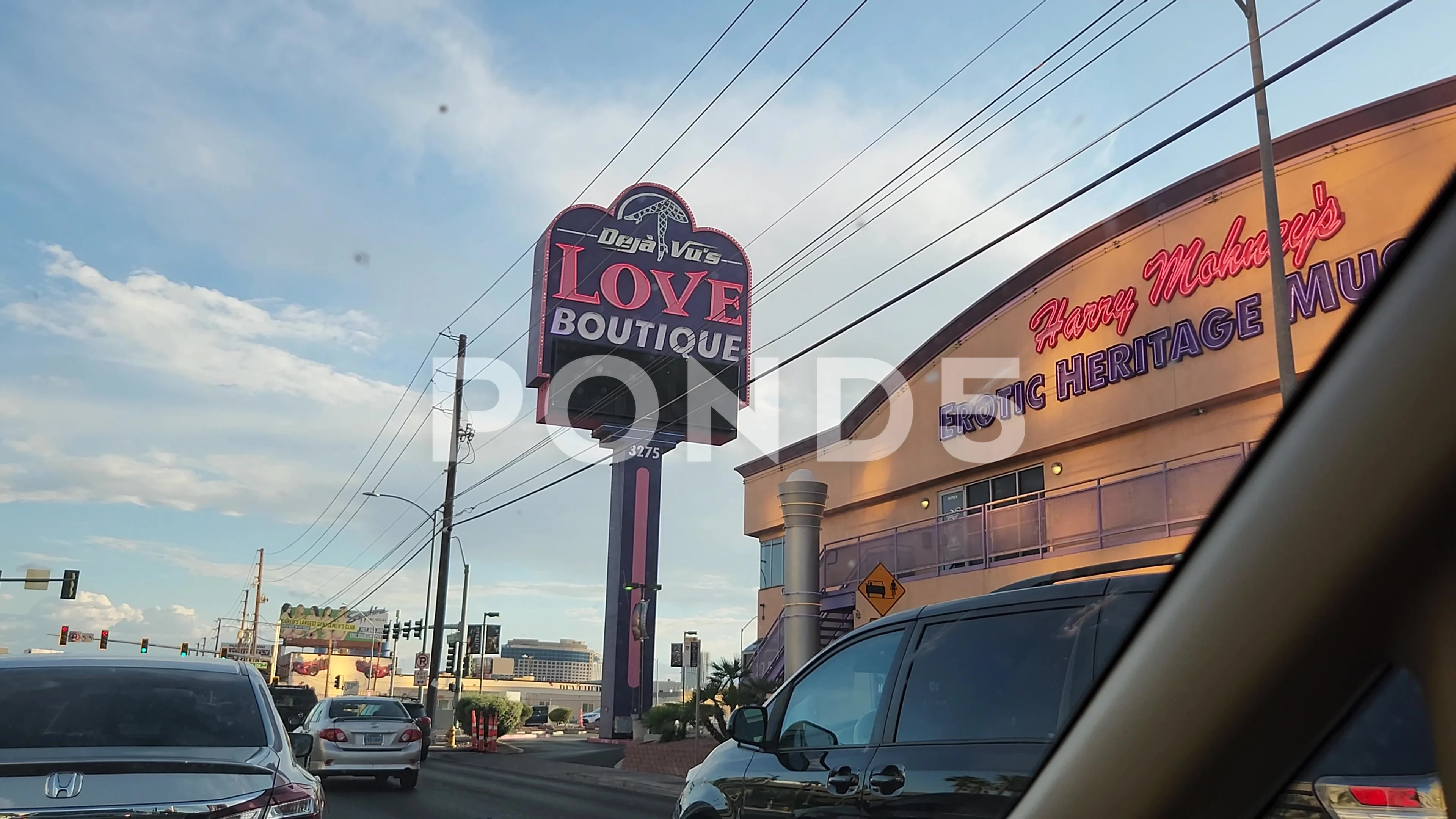 Driving Las Vegas Nevada Casino Love Boutique