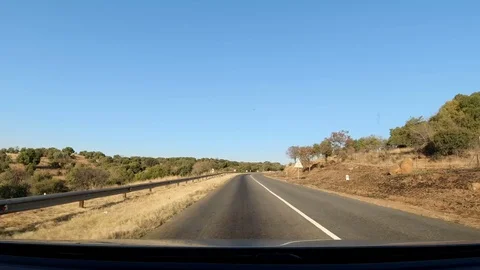 Driving on the Left Through Countryside co Stock Footage 118535802