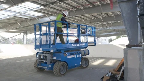 Driving Lift Stock Footage 123947719