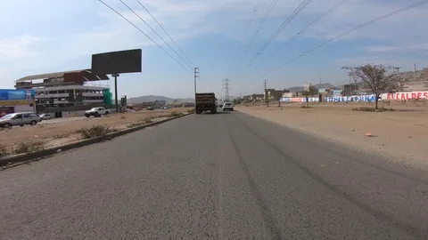Driving in Lima, Peru – POV Video stock 84575266