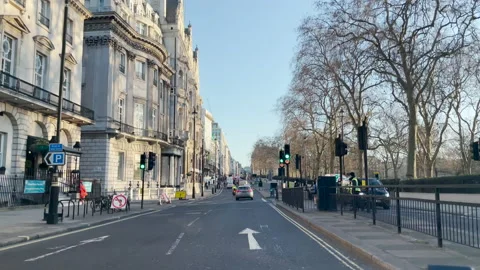 Driving in London Stock Footage 169712884