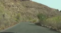 Driving a lonesome road in Gran Canaria HD Footage