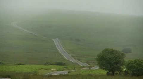 Driving the Long road Stock Footage 33057394