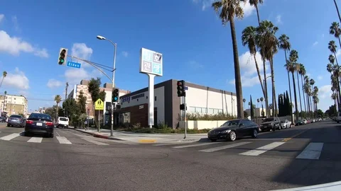 Driving In Los Angeles Stock Footage 123947111