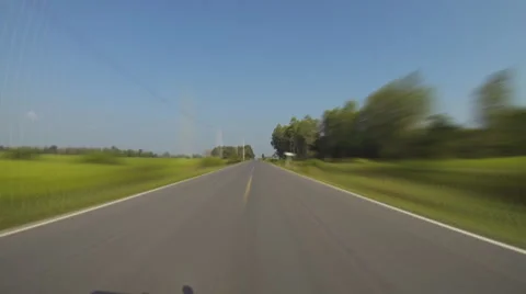 Driving in the meadow. HD Stock Footage 42223047