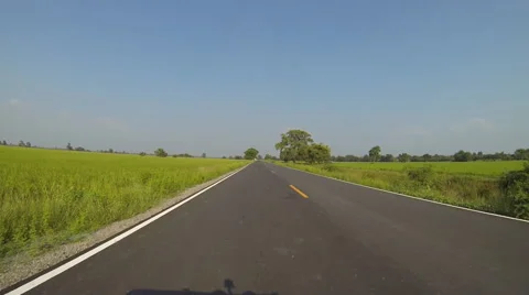 Driving in the meadow. Time Lapse Video stock 43539151