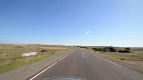 Driving Melbourne to Adelaide Stock Footage 36274681