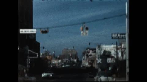 Driving in Memphis 1957 Stock Footage 145983210