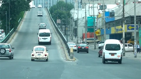 Driving in Mexico City Stock Footage 124349123