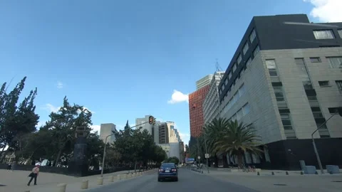 Driving in Mexico City Video stock 130896478