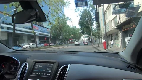 Driving in Mexico City Video stock 130896499