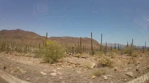 Driving in Mexico Desert 스톡 동영상 22105575
