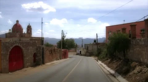 Driving in Mexico Gto Stock Footage 10732319