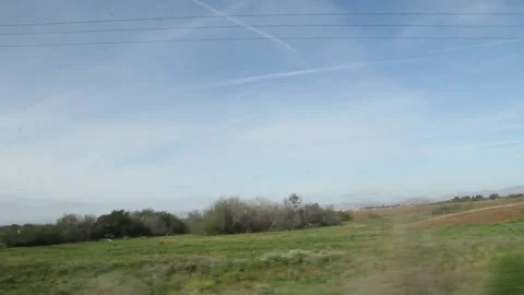 Driving in the middle of nowhere Stock Footage 155325060
