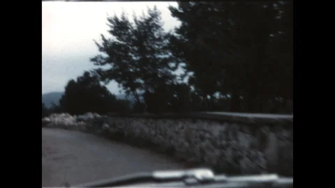 Driving in Monrupino 1968 Stock Footage 265031527