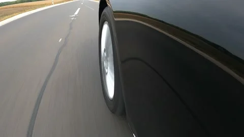 Driving on a Motorway Stock Footage 140634575
