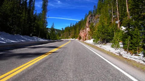 Driving mountain road Stock-Footage 131581483