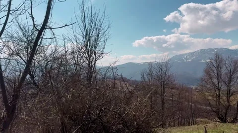 Driving on mountain road with rocky cliffs in Serbia scenic travel route POV Stock Footage 332231185