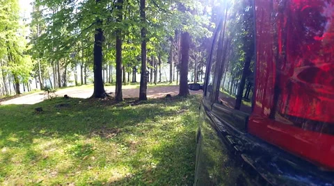 Driving on a mountain rural road. Stock Footage 65228397