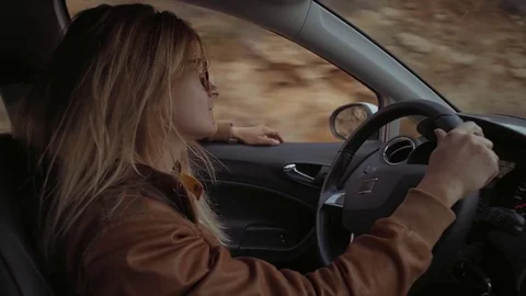 Driving in mountain serpentine Stock-Footage 80558256