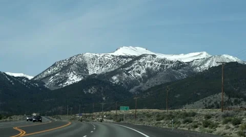 Driving To Mountains Video stock 49169559