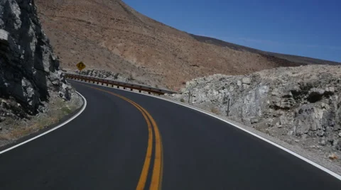 Driving in the Mountains Stock Footage 50429241