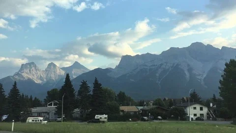Driving in the mountains Stock Footage 93688350