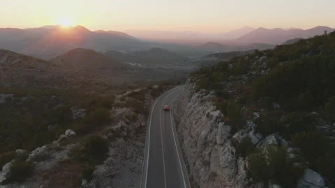 Driving in the Mountains Stock Footage 150195844