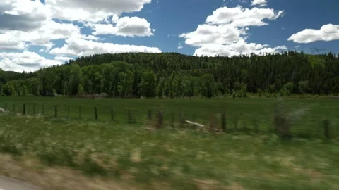 Driving Mountains Gimbal- 4k Stock Footage 132396929