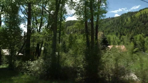 Driving Mountains Gimbal- 4k Stock Footage 132449769