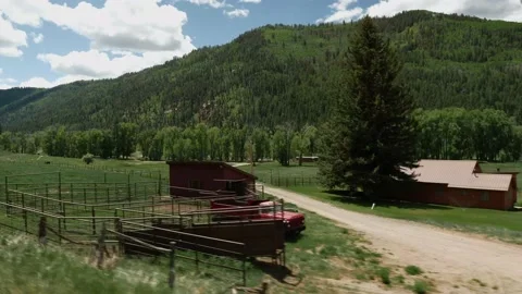 Driving Mountains Gimbal- 4k Stock Footage 132456856