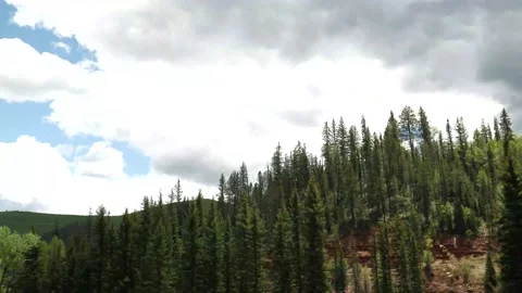 Driving Mountains Gimbal- 4k Video stock 132464162