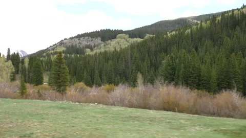 Driving Mountains Gimbal- 4k Video stock 132469595