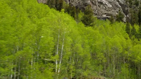 Driving Mountains Gimbal- 4k Video stock 132472012