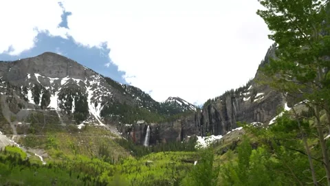 Driving Mountains Gimbal- 4k Stock Footage 132480481