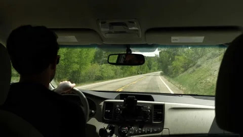Driving Mountains Gimbal- 4k Stock Footage 132525127
