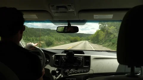 Driving Mountains Gimbal- 4k Stock Footage 132525312