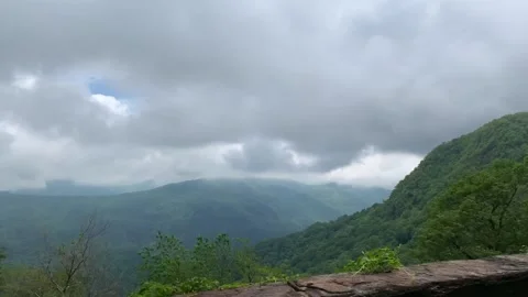 DRIVING IN THE MOUNTAINS OF NC Stock Footage 132281920