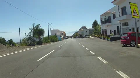 Driving in the mountains of Tenerife - Timelapse version Stock Footage 12581705