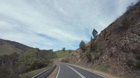 Driving - Murray River Road - Burrowye Stock Footage 331685740
