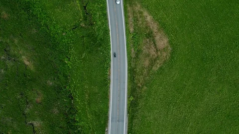 Driving in the nature Stock-Footage 89075203